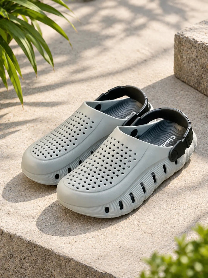 Grey AirFlex Crocs | Lightweight Everyday Comfort