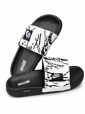 Nike AirCush Adjustable Slides – Premium Super Soft Slippers | Anti-Slip | Green & White
